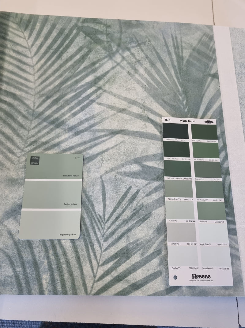 Soft Palm Leaf Wallpaper - 5 Colours