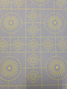 Retro Lino Wallpaper - Grey Yellow Thin Lines