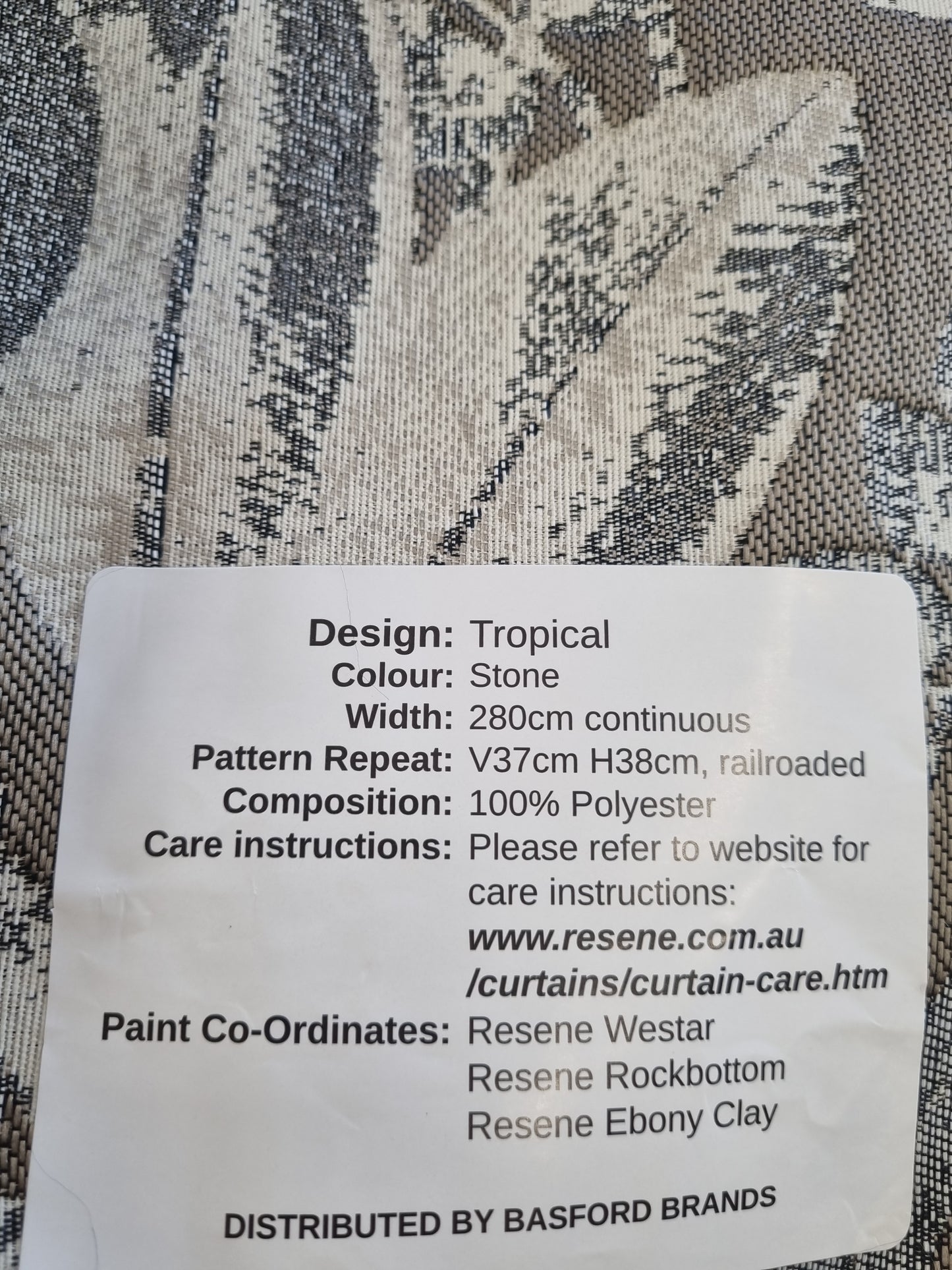 Tropical Wide Width Drapery Fabric