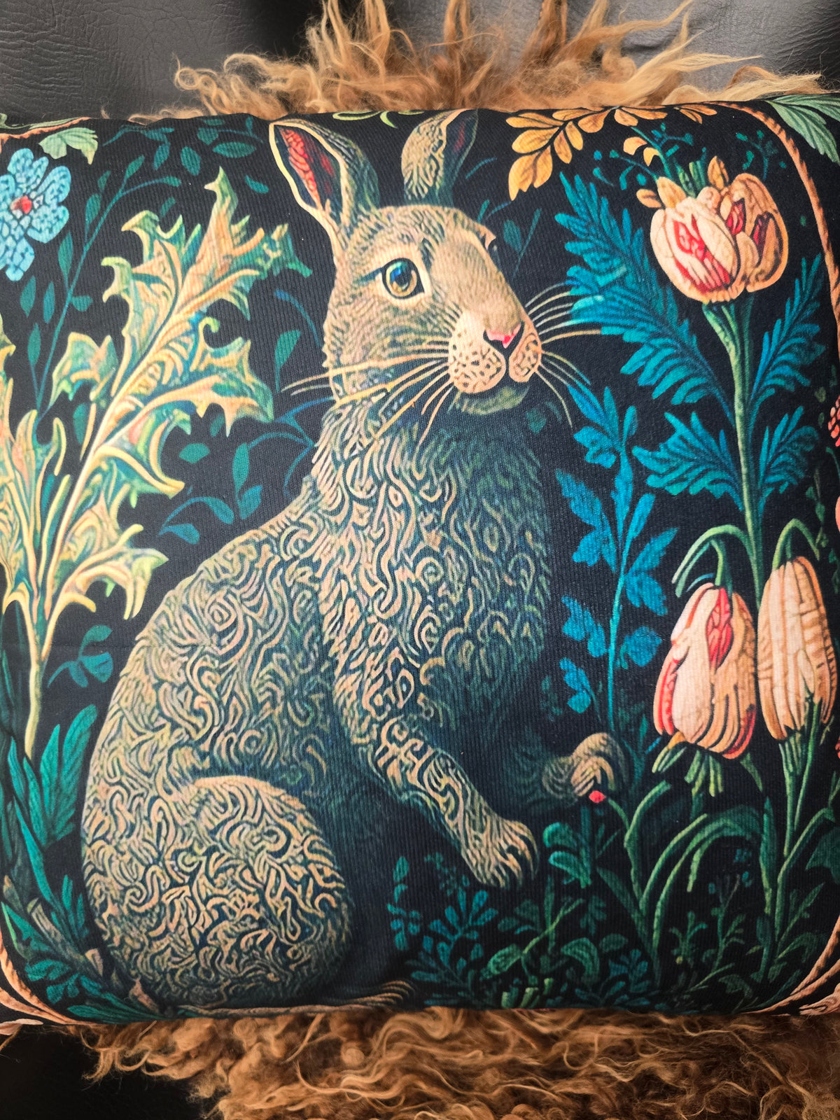 Rabbit Woodland Cushion Covers