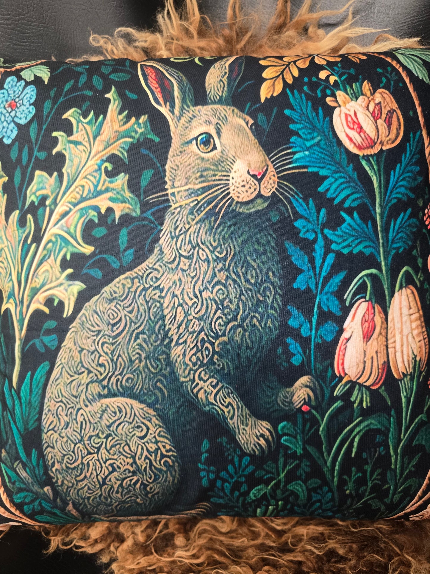 Rabbit Woodland Cushion Covers