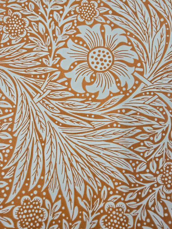 Sample - Marigold Wallpaper - Orange