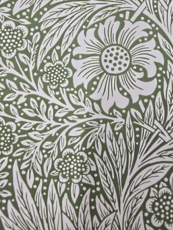 Sample - Marigold Wallpaper - Thyme