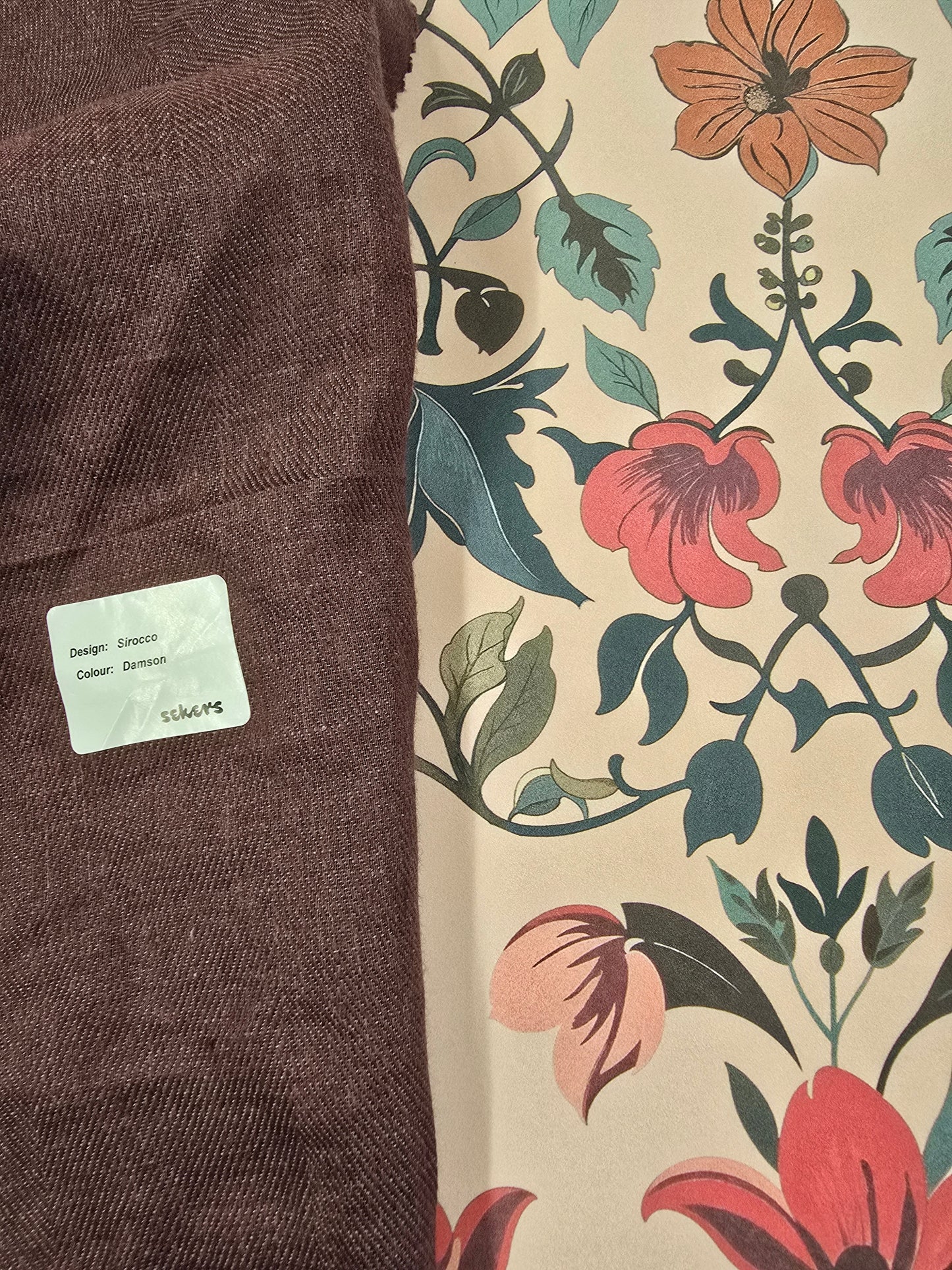 SIROCCO Wide Width Linen Curtain Fabric - SUPER SALE