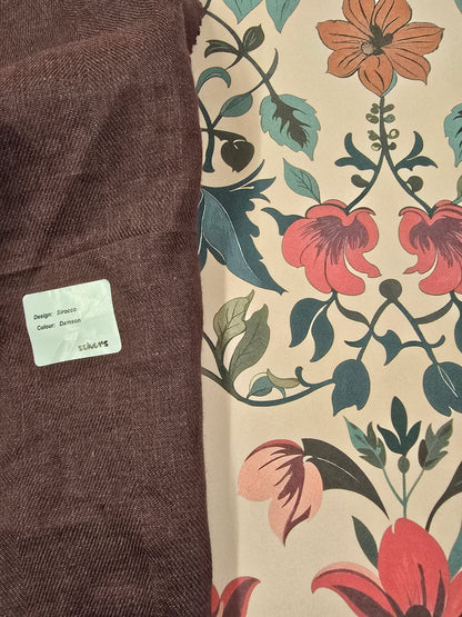 SIROCCO Wide Width Linen Curtain Fabric - SUPER SALE