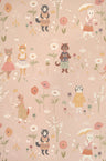 Catwalk Wallpaper - Soft Pink