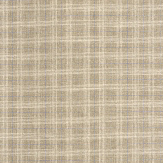 Fitting Room - Checks Wallpaper - Beige Ficelle