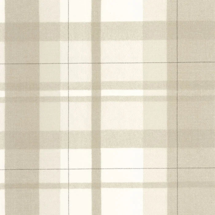 Tartan Touch Wallpaper - Beige Ficelle