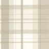 Tartan Touch Wallpaper - Beige Ficelle