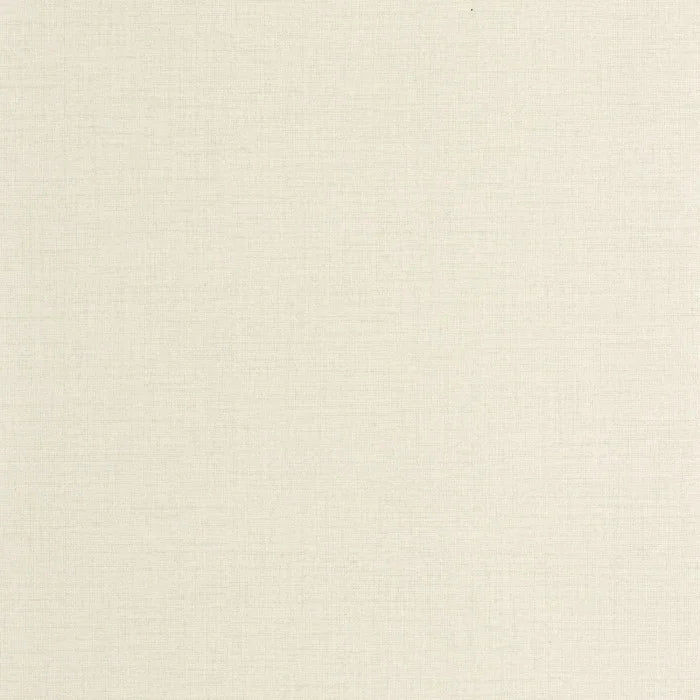 Flax - Plain Wallpaper - Blanc Coton