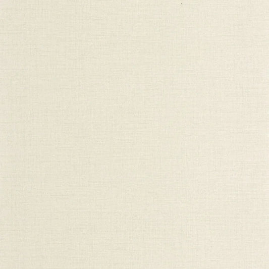 Flax - Plain Wallpaper - Blanc Coton