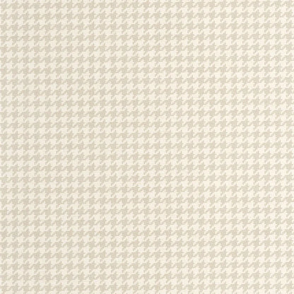 Houndstooth Wallpaper - Beige lin