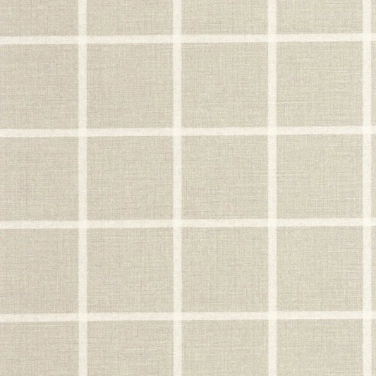 Smooth Grid Wallpaper - Beige Lin