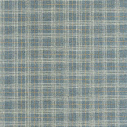 Fitting Room - Checks Wallpaper - Bleu Canard