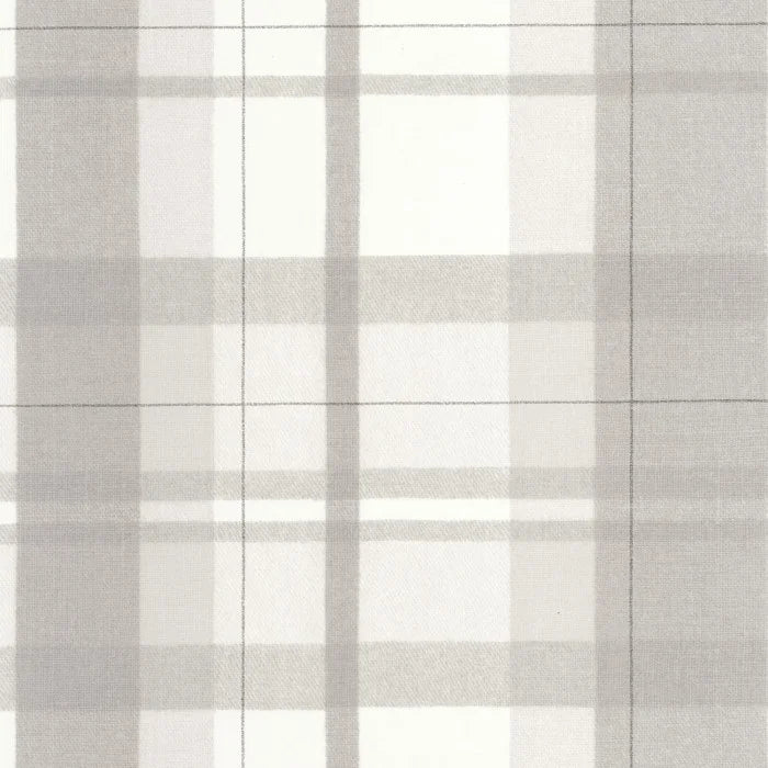 Tartan Touch Wallpaper - Gris Duvet