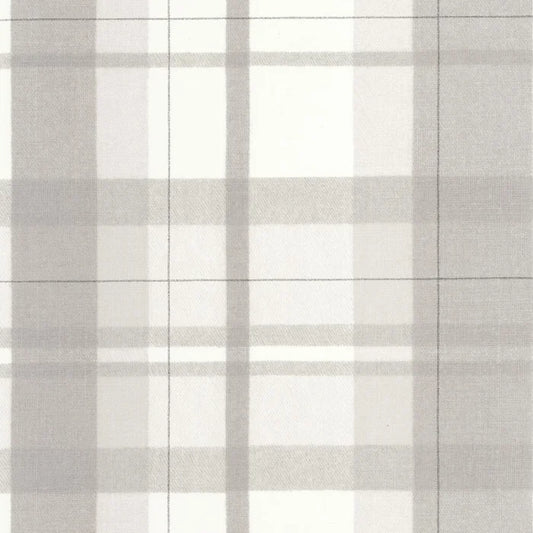 Tartan Touch Wallpaper - Gris Duvet