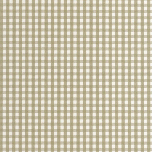 Gingham Charm Wallpaper - Vert Tilleul
