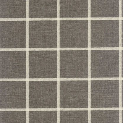 Smooth Grid Wallpaper - Noir Fusain