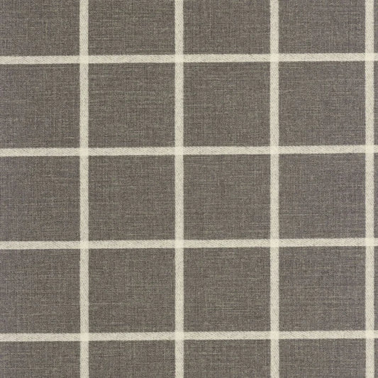 Smooth Grid Wallpaper - Noir Fusain