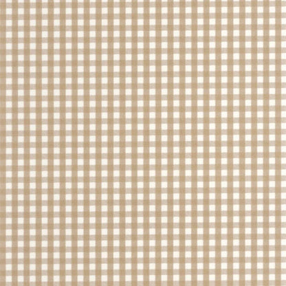 Gingham Charm Wallpaper - Camel