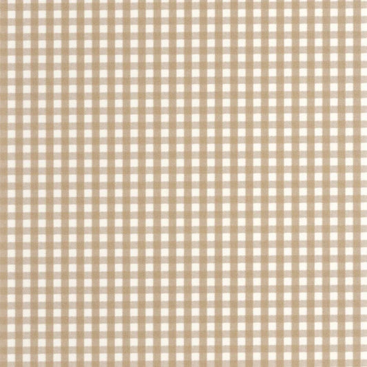 Gingham Charm Wallpaper - Camel