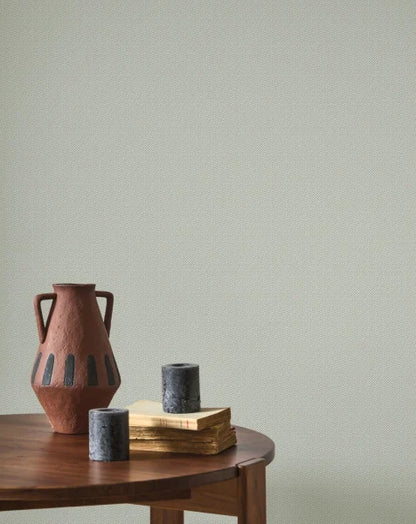 Herring Flow - Plain Wallpaper - Celadon