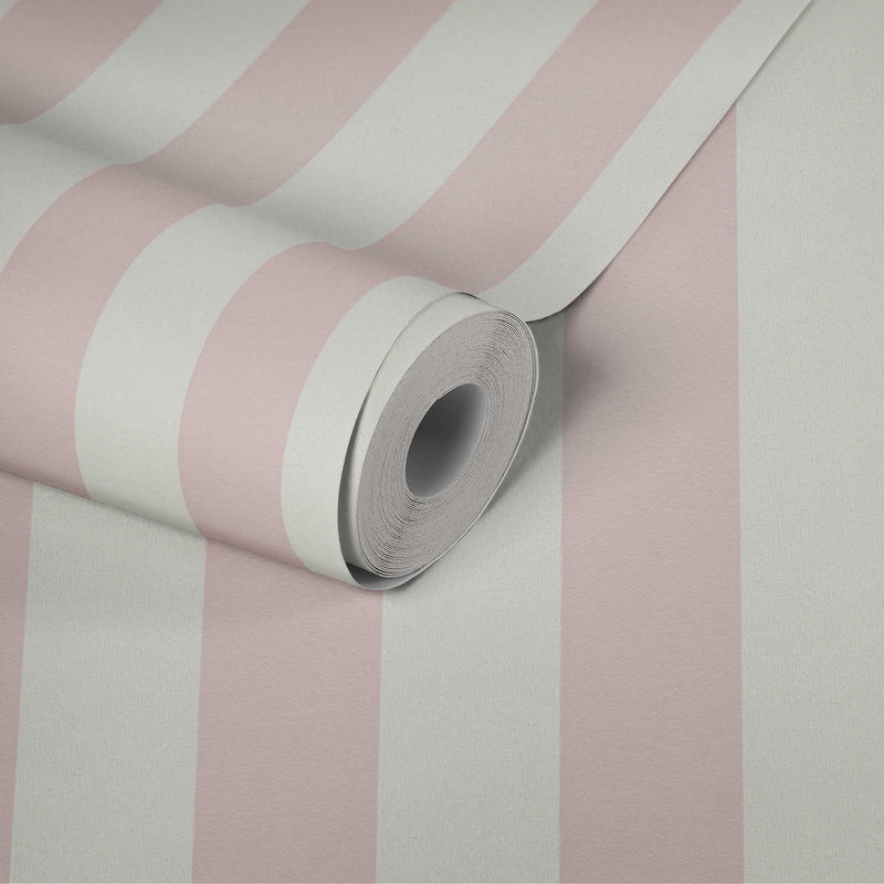 Vinyl Stripes Wallpaper - Pink