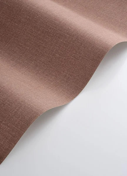 Flax - Plain Wallpaper - Burgundy