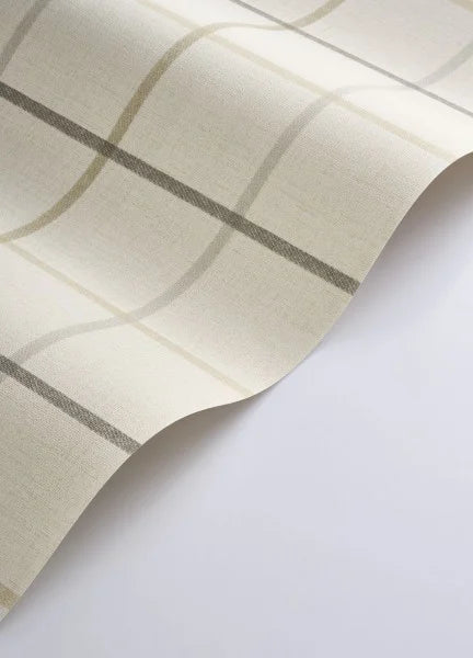 Sample - Smooth Grid Wallpaper - Grege