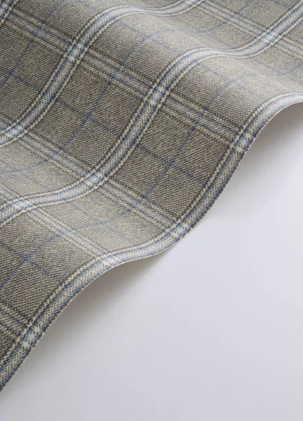 Sample - Gentle Thread Wallpaper - Bleu Denim