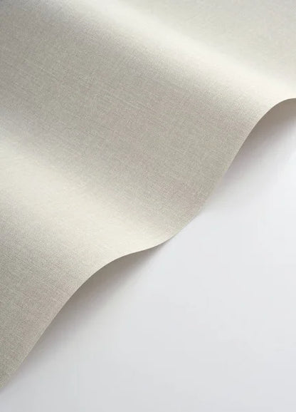 Flax - Plain Wallpaper - Gris Duvet