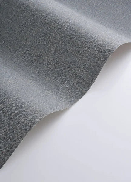 Sample - Flax - Plain Wallpaper - Bleu Denim