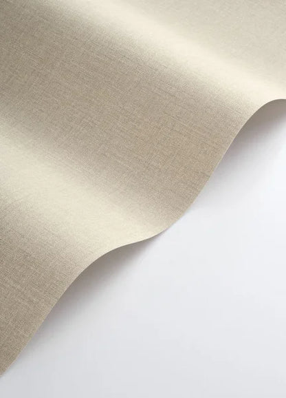 Flax - Plain Wallpaper - Beige lin