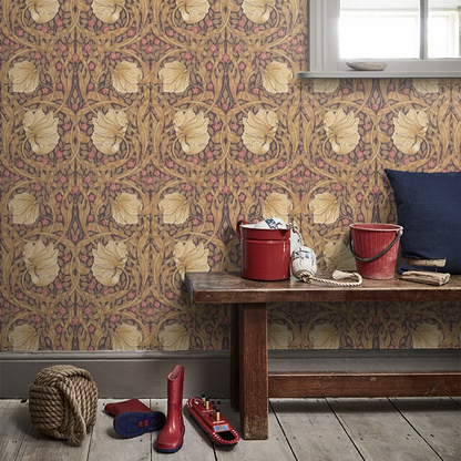 Pimpernel Wallpaper - Fig/Sisal