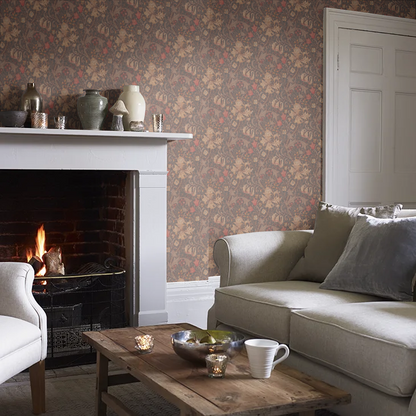 Golden Lily - Morris - Fig/Burnt Orange