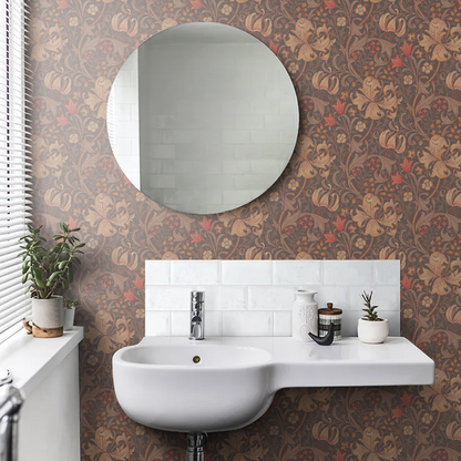 Golden Lily - Morris - Fig/Burnt Orange