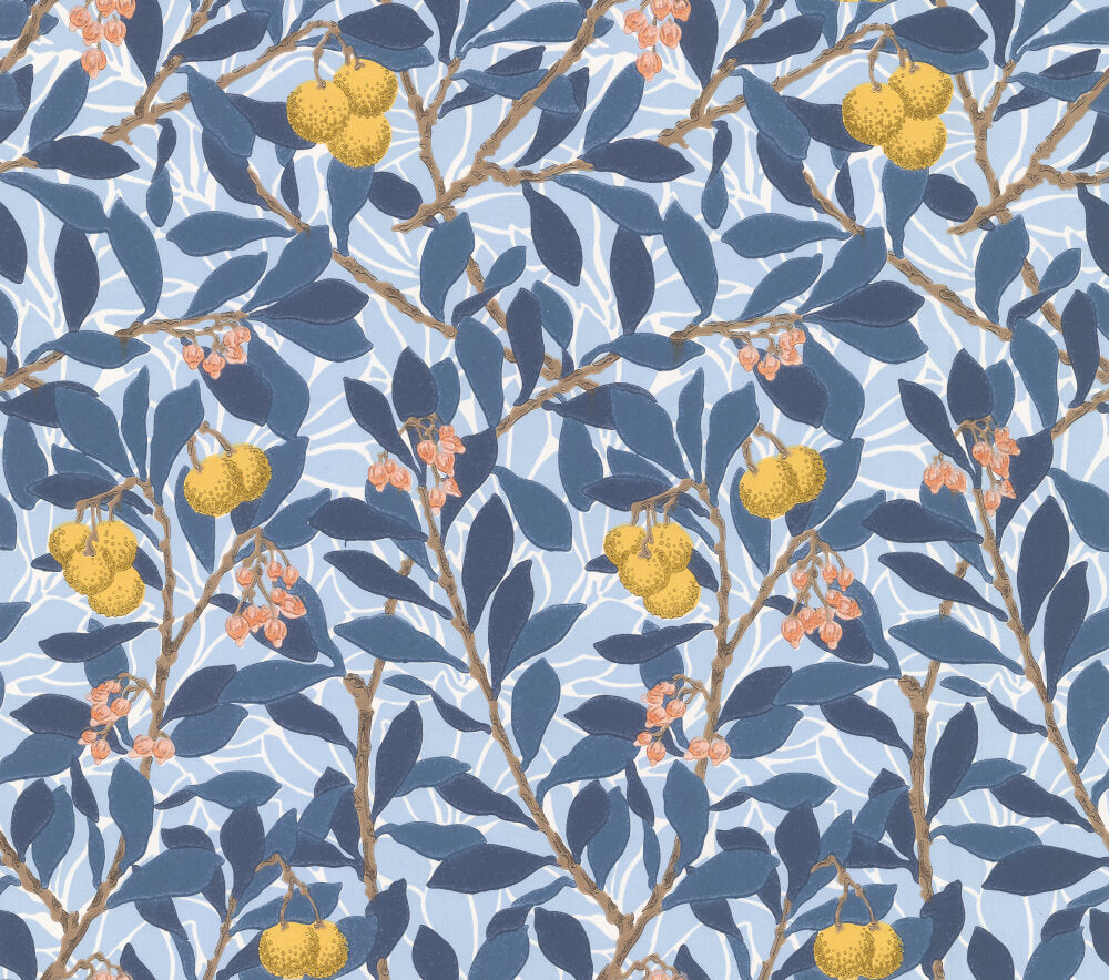 Arbutus by Morris Wallpaper - Sunflower
