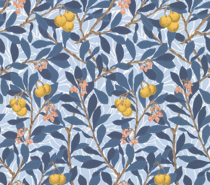 Arbutus by Morris Wallpaper - Sunflower