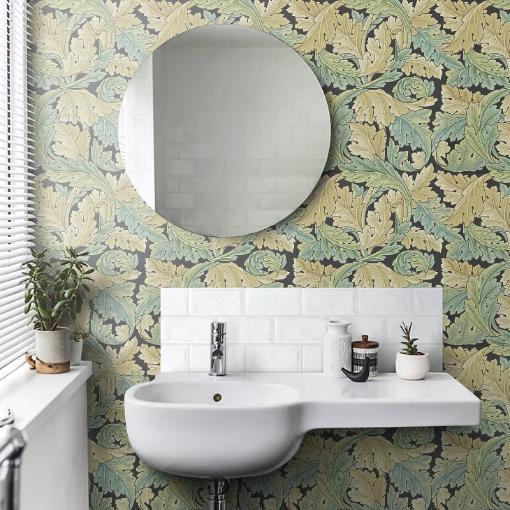 Acanthus by Morris Wallpaper - Privet