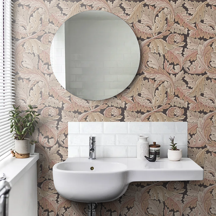 Acanthus by Morris Wallpaper - Terracotta