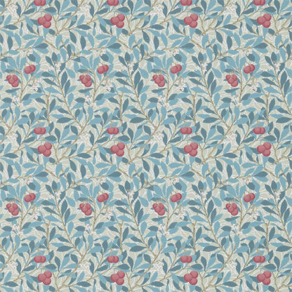 Arbutus by Morris Wallpaper - Woad/Russet