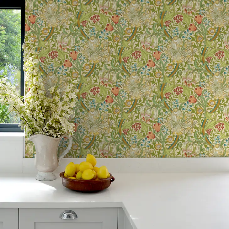 Golden Lily - Morris - Pale Biscuit