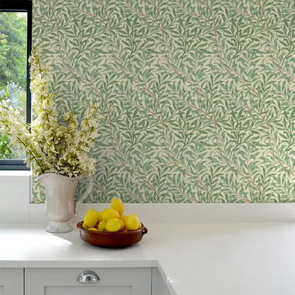 Willow Boughs Wallpaper - Morris - Green