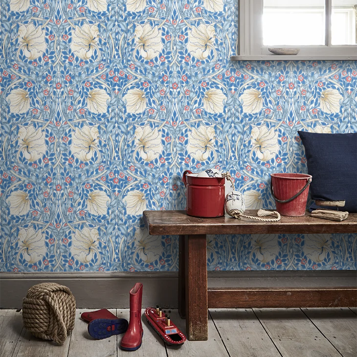 Pimpernel Wallpaper - Woad