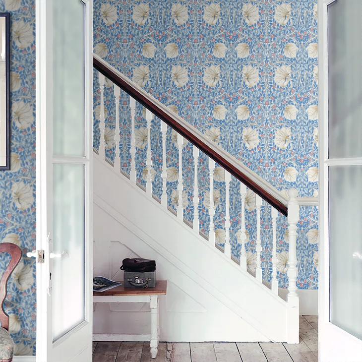 Pimpernel Wallpaper - Woad