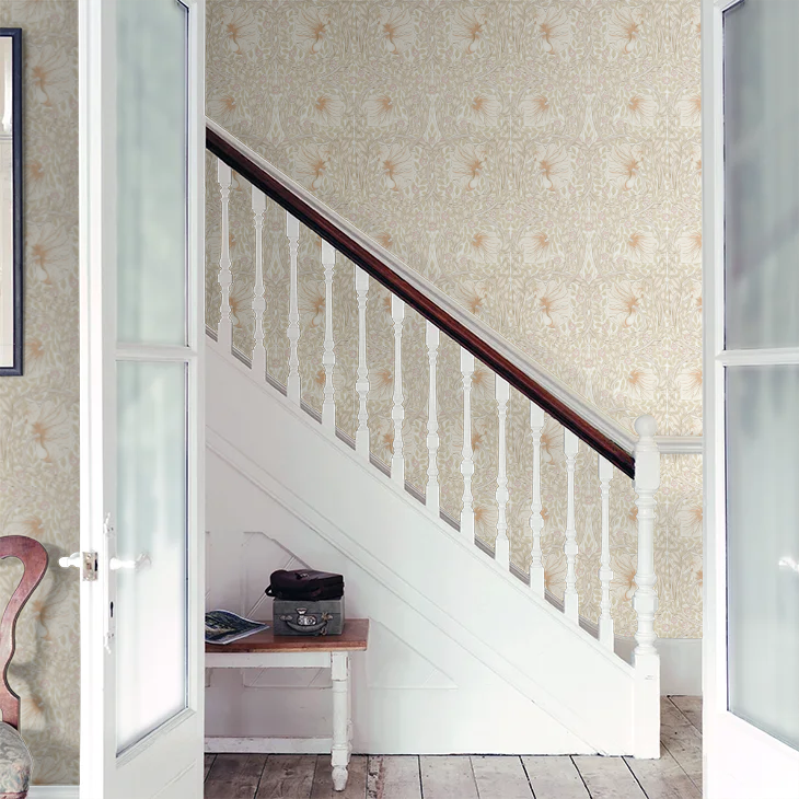Pimpernel Wallpaper - Cochineal Pink