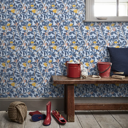 Arbutus by Morris Wallpaper - Sunflower