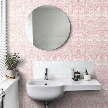 Brer Rabbit by Morris Wallpaper - Blush