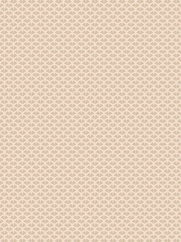 Sample - Tiny Wings - Art Deco Wallpaper  - Mocha