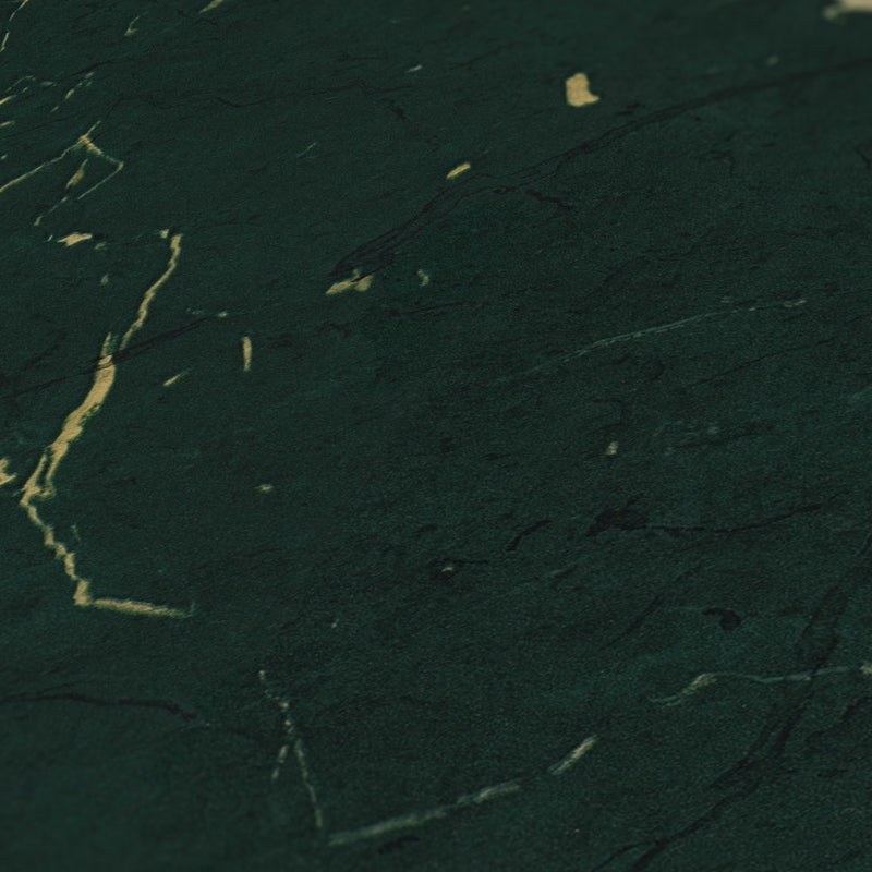 Marble Wallpaper - Green/Metallic